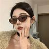 Gafas de Sol Europeas y Americanas Estilo Ojo de Gato con Forma Cóncava, Gafas de Sol Elegantes para Mujer, Gafas de Sol Estilo Callejero, Gafas de Sol de Moda para Caras Grandes, Gafas de Sol Retro de Gama Alta Estilo 'Hot Girl'