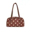 Bolsa de Ombro Poá de Alto Padrão Transfronteiriça de Nicho Cor Blocada Doce Fresca Bolsa de Axila Casual Elegante Moda Bolsa de Trabalho
