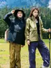 Chaqueta tres en uno de carcasa dura, a prueba de viento e impermeable, estilo Road Runner, color Aurora Tan, para mujer, ropa de trabajo personalizable para hombre