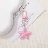 Llavero Creativo Lindo de Dibujos Animados Estrella de Mar Hebilla para Puerta Accesorios de Joyería DIY Regalos Culturales y Creativos Amuletos para Bolsos Amuletos de Cuentas Perler