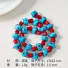 Champiñón Venenoso Murano Hecho a Mano Cuentas Esmaltadas Pulsera de Cuentas DIY Collar Pendientes Joyería Accesorios de Cuentas