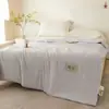 Funda de edredón fina de verano para dos personas, dormitorio de estudiante, casa de huéspedes, hotel, lavable a máquina, lavable a mano, edredón de aire acondicionado
