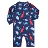 Trajes de baño para niños y niñas de 1 a 8 años, con protección solar de manga larga, secado rápido de 2 velocidades, traje de baño de una pieza para bebés y niños pequeños