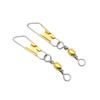Suding pesca conector de ocho anillos patrón giratorio A- pin 8 anillos acero inoxidable cobre equipo de pesca accesorios pequeños