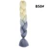 Xuchang Peruca Acessórios de Cabelo Seda de Alta Temperatura Trança Grande Africana Jumbobraid Fibra Química Colorida Montagem Mista Venda Quente Dreadlocks