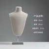 Estante de Lino con Junta de Bambú Tienda de Ropa para Mujer Estante para Joyería Joyería Collar Tienda de Ropa Colgante Accesorio Soporte de Exhibición para Ventana