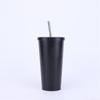 Acero Inoxidable Gran Capacidad 750ml Taza Portátil para Coche para Parejas con Color Degradado, Vaso de Hielo de Verano, Aislamiento Térmico