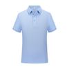 Camisa cultural de solapa de verano para hombre y mujer, manga corta, camisa POLO personalizada, ropa de trabajo, logo bordado, venta al por mayor transfronteriza, ropa de trabajo