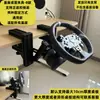 Abrazadera de Escritorio de Carreras Base de Simulador de Carreras Soporte de Abrazadera de Mesa Palanca de Cambios Manual Freno de Mano Palanca de Cambios Secuencial Abrazadera de Mesa Soporte para Pedales