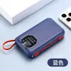 Carga rápida de 20,000 mAh y 45W con el cable incorporado