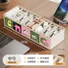 Caja de Gestión de Cables de Escritorio Cargador de Teléfono Móvil Power Bank Hub Gran Capacidad Compartimentos Multifuncionales Caja de Almacenamiento de Cables de Datos