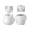 Caixa de Armazenamento de Abóbora Engraçada 3D Molde de Silicone DIY Halloween Copo de Vela de Abóbora Molde de Pote de Armazenamento Atacado