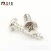 Tornillos Autorroscantes Cabeza Plana Redonda Cabeza de Pan Cabeza B M2m2.3m2.6m3m4*6/8/10/12/16/20 Color Níquel