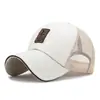 Chapéu de Malha Respirável Casual de Verão com Proteção Solar para Homem Tamanho Médio Padrão Simples Proteção Solar Boné de Basebol Artigos Baratos para Corrida Chapéu Atacado