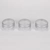 Suministro de fábrica Depai caja de plástico para polvo de maquillaje redonda plateada transparente caja para base de maquillaje crema BB admite personalización