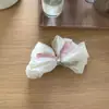 Doce Coração Cremoso ~ Scrunchie com Laço de Fita Estilo Ballet Acessório de Cabelo Mori Girl, Gentil com o Cabelo