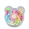 Horquilla para el pelo de bebé en forma de corazón, de princesa, color caramelo, para niñas, tamaño pequeño, ideal para regalo