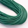 Cordón de Cuero Cosido en Stock del Fabricante, Cordón de Cuero Trenzado para Pulseras y Collares, Accesorios de Joyería Coloridos Hechos a Mano, Kit de Materiales para DIY