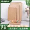 Bandeja de Madera de Haya Manchada para Hogar, Sala de Estar, Oficina, Bandeja para el Té de la Tarde, Rectangular, Bandeja para Frutos Secos, Bocadillos, Pasteles