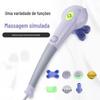 999 sete cabeças massagem stick bulk 2in1 stepless controle de velocidade plug-in massagem martelo portátil golfinho massageador