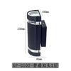 Lámpara de pared para exterior, impermeable, de doble cabezal, arriba y abajo, luminosa, para patio, a prueba de humedad, lámpara colgante de pared rectangular E27 común