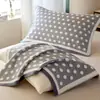 Un par de fundas de almohada tradicionales de algodón, 100% algodón puro, resistentes al aceite, extragrandes y gruesas, adecuadas para adultos, universales para todas las estaciones