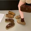 Mocasines de suela gruesa, zapatos sin cordones, zapatos estilo Birkenstock para mujer, colección otoño 2026, diseño de cobertura total, realzan la altura, efecto adelgazante, zapatos de vestir de estilo nuevo