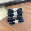 Pinza para el pelo con gran lazo rojo para niños, accesorio coreano para el lateral de la cabeza, pinza lateral para niña, pinza pequeña de princesa para bebé