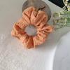 Tecido Liso Cor Morandi Estilo Coreano Acessórios de Cabelo Estilo Ins Gaze Bolha Elástico de Cabelo Flor de Cabelo Elegante Scrunchie