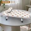 Tabla de planchar grande plegable para uso doméstico, hecha de madera maciza, adecuada para planchar ropa, con un soporte grande para planchas eléctricas