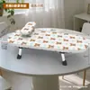 Tabla de Planchar Eléctrica Grande Tablero de Escritorio de Madera Maciza Tabla de Planchar Grande Ropa para Planchar Tabla de Planchar Plegable para el Hogar Alfombrilla