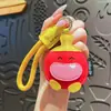 Llavero Colgante Original de Cuero con Tres Bolas para Bolsos de Niñas Accesorios de Lujo Accesibles Bádminton Tenis Dibujo Animado Pequeño Regalo