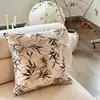 Almofada de Luxo de Alto Padrão Estilo Francês, Fronha de Tecido com Suporte Lombar para Cama, Sofá da Sala, Almofada com Enchimento