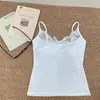 Nova Coleção de Primavera Camisola de Renda com Design Doce e Picante, Camisola com Bojo Top para Usar por Baixo