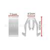 Aplicável a Changhe Suzuki Langdi Liana Big Dipper W-type V-type clip painel de instrumentos Fivela inferior da bancada H19