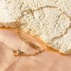 Pulsera Clásica Recomendada de Acero de Titanio Chapada en Oro Rosa Estilo Ins Versátil Para el Día a Día Pulsera Delicada para Mujer