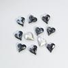 Cristal K9 Joyería para Uñas Diamante Fondo Puntiagudo Brillo Grande Corazón Torcido Ángulo Recto Huevo de Paloma Color Mágico Aurora Negro Taladro para Uñas
