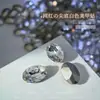 Rhinestones Blancos de Espalda Puntiaguda para Uñas, Deslumbrantes Rhinestones de Vidrio Blancos Transparentes Gruesos Cuadrados Irregulares con Forma de Corazón en Forma de Caramelo de Roca para Decoración de Uñas