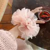 Estilo Ballet Rosa Anillo para el Pelo Intestino Grande Encaje Princesa Dulce Cuerda para el Pelo Bola Cuerda Pesada para la Cabeza Accesorios para el Pelo Estilo Nuevo
