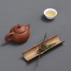 Una generación de juego de té de bambú hecho a mano seis caballeros té juego de té de tres piezas de bambú kung fu juego de té fabricantes al por mayor