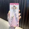 Cadena para Teléfono Móvil de Tulipán Llavero con Cuentas Colgante de Flor para Bolso Accesorios para Funda de Teléfono Móvil Pequeños Regalos para Niñas Mayoreo
