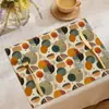 Manteles Individuales Estampados de Lino con un Ambiente Bohemio, Tapetes Decorativos Resistentes al Calor para Restaurantes, Manteles Individuales Especiales Anti-Quemaduras para Estudiantes de Primaria