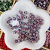 Bolas de diamante con diamantes de imitación, cuentas de cristal hechas a mano, cuentas espaciadoras, hilo colgante hecho a mano, material para bricolaje, accesorios de joyería