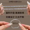 Diadema elástica negra para mujer, no estrangula el cabello, no deja marcas, alta elasticidad, duradera, adecuada para coletas altas, scrunchie