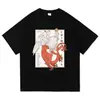 Camiseta de Algodão Tamanho Europeu Deliciosa no Calabouço Meshi Arroz Frito com Ovo Camiseta Roupa Unissex Halloween