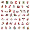 Pegatinas Navideñas Populares en Varios Estilos, Pegatinas de Tatuaje de Regalo de Navidad, Pegatinas en Rollo, Pegatinas Navideñas