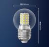 Foco LED E27 de rosca, foco mágico de frijol, molecular, de bola redonda, lámpara de ahorro de energía G45, foco para candelabro de sala de estar nórdica y dormitorio