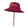 Sombrero de Pescador para Exteriores, Sombrero de Senderismo de Verano, Sombrero Transpirable para Viajes con Protección Solar Anti-UV, Sombrero de Sol de Ala Ancha para Hombres y Mujeres