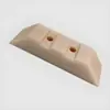 Pastillas de nylon PA6, almohadillas amortiguadoras para equipo industrial, autolubricantes, bloques de nylon resistentes a la compresión, mecanizados CNC, piezas con forma personalizada