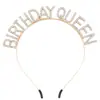 Diadema con letras de pedrería para niña de cumpleaños más vendida en Amazon, regalo para fiesta de cumpleaños, accesorio para el cabello de aleación